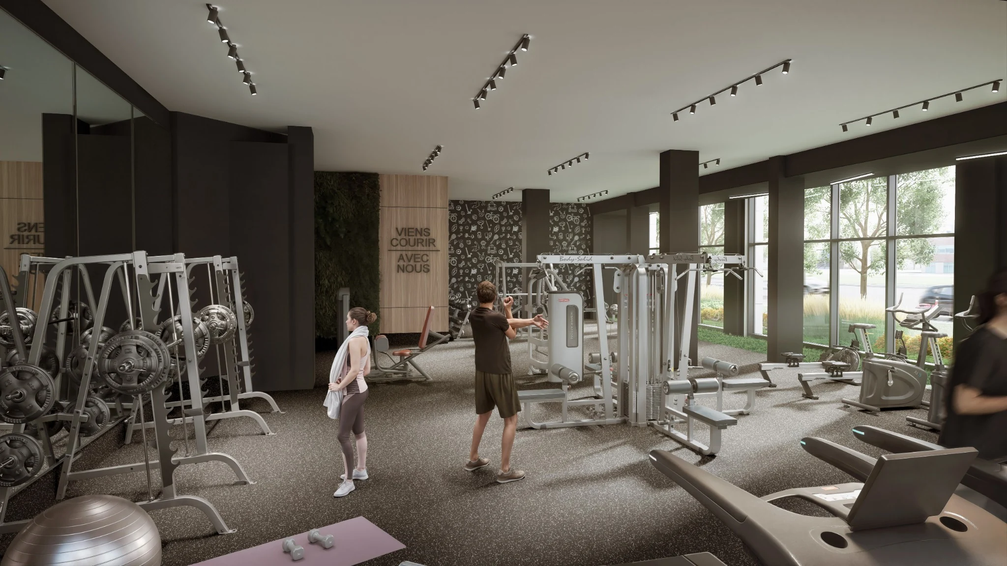 Fully equipped fitness centre