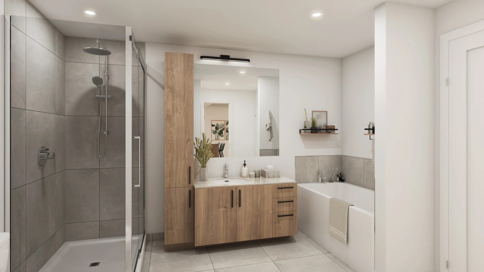 Contemporary bathroom