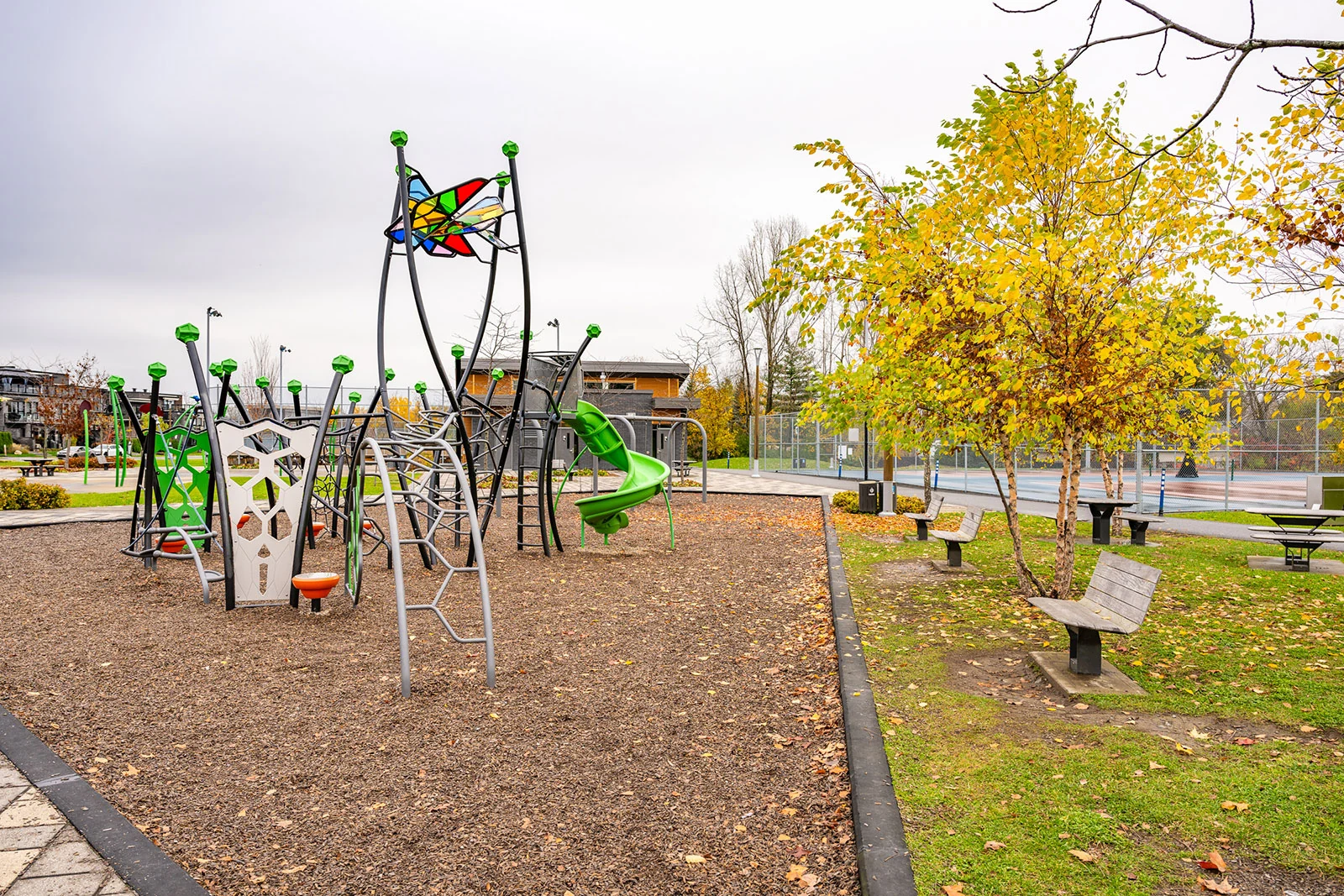 Playground at Parc Marcel-de-la-Sablonnière